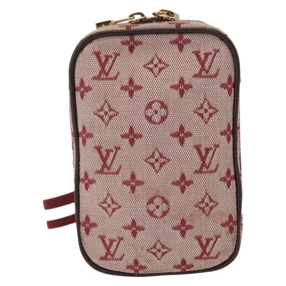 Louis Vuitton Camera Mini Lin Red Canvas Handbag